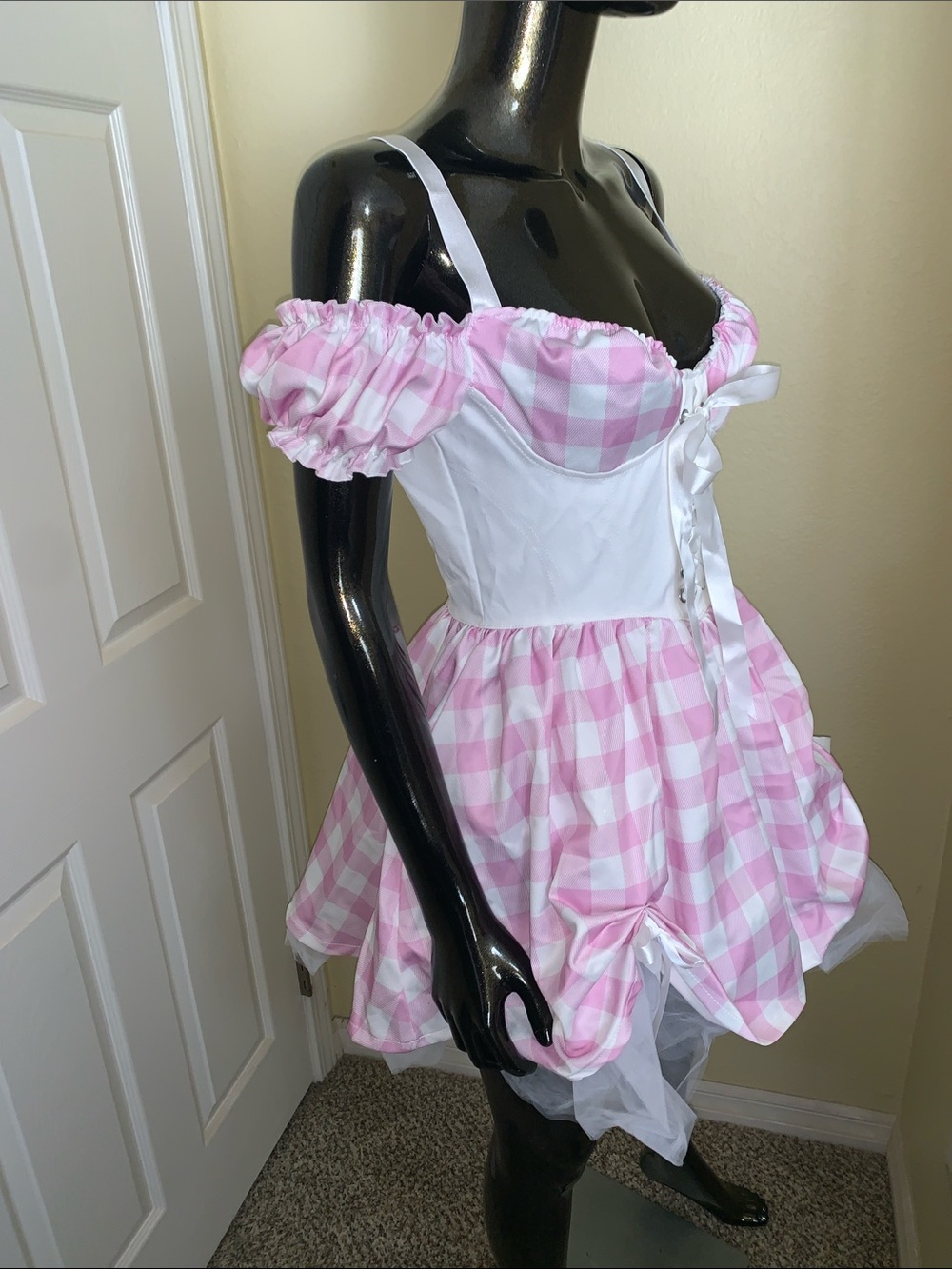 Dolls Kill Trickz N Treatz Little Bo Peep Dress with Headband, Size Small, NWT - Picture 4 of 9